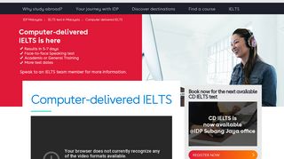 Computer delivered IELTS | IDP Malaysia - IDP Education
