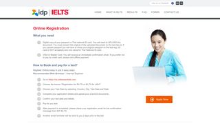 Online Registration - IELTS (idp)
