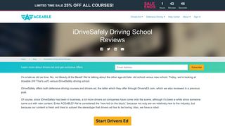 iDriveSafely Driving School Reviews - Aceable