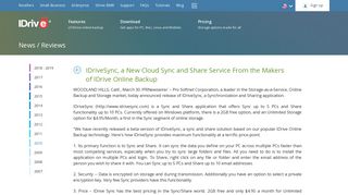 IDriveSync, a New Cloud Sync and Share Service From the Makers of ...