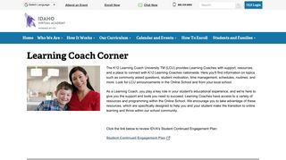 Learning Coach Corner | Idaho Virtual Academy