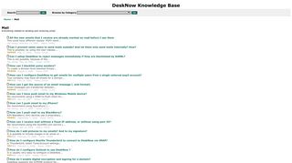 DeskNow Knowledge Base > Mail