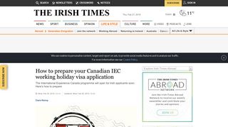 How to prepare your Canadian IEC working holiday visa application