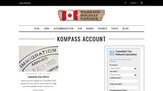 Kompass Account Archives » WorkingHolidayinCanada.com