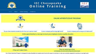 IEC Chesapeake Online Training Welcome