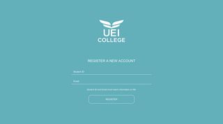 IEC Student Portal - Register New Account