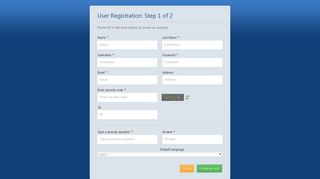 RWA-IECMS - User registration
