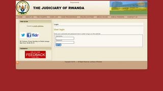 Login - Judiciary of Rwanda