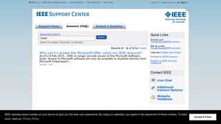 Search - IEEE Support Center