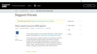 Why I need to log in to IEEE xplore? | Firefox Support Forum | Mozilla ...