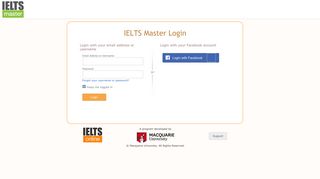 IELTS Master Login - IELTS Online