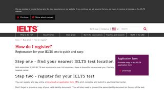 IELTS Registration How do I register?
