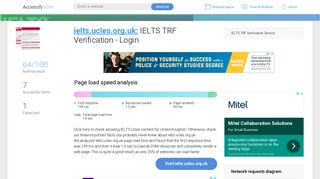 Access ielts.ucles.org.uk. IELTS TRF Verification - Login