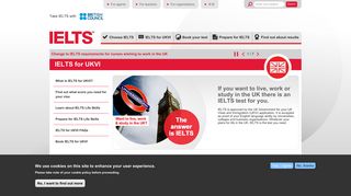IELTS for UKVI - Take IELTS - British Council