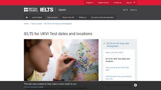 IELTS for UKVI Test dates and locations | British Council