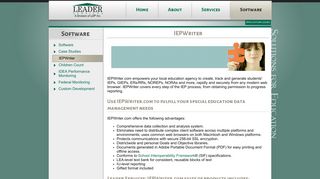 IEPWriter - Leader Services