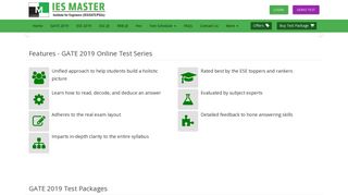 GATE 2019 Online Test Series - IES Master