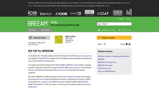IES TaP for BREEAM - Designing Buildings Wiki