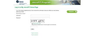 Log in to My microFIT Home Page - IESO