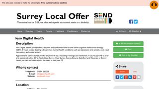 Ieso Digital Health | Surrey Local Offer