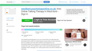 Access westkent.psychologyonline.co.uk. Ieso Online Talking Therapy ...