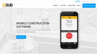 Mobile Construction Software | eSUB Construction Software