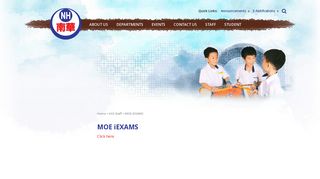 MOE iEXAMS - Nan Hua Primary School