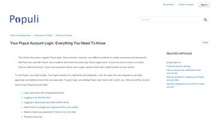 Your Populi account login: everything you need to know – Populi ...