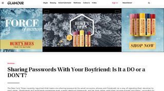 Sharing Passwords With Your Boyfriend: Is It a DO or a DON'T ...