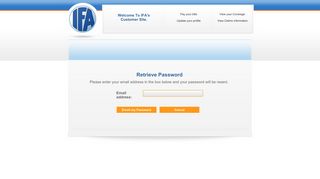IFA Insurance - Forgot Password - IFA Auto Insurance