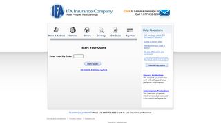 IFA Insurance Auto Insurance Quote