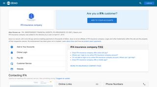 IFA insurance company (IFA): Login, Bill Pay, Customer Service and ...
