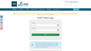 iFAST Client Login - iFAST | Global