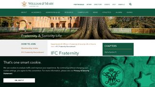 IFC Fraternity Recruitment | William & Mary