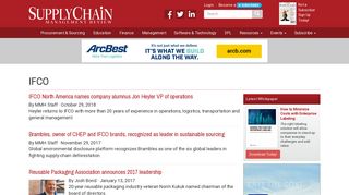 Supply Chain Management Review - IFCO