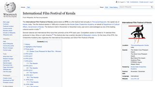 International Film Festival of Kerala - Wikipedia