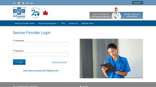 Service Provider Login - Medicard