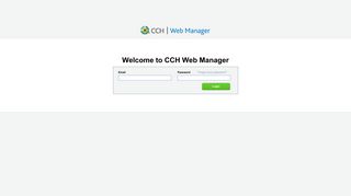 CCH | Web Manager | Login