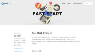 Fast Start: Overview — iFixit EDU
