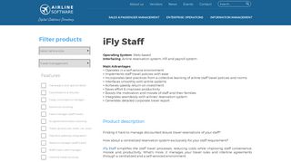 iFly Staff | IBS | Products | airlinesoftware.net