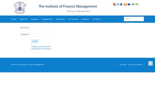 The Institute of Finance Management - IFM