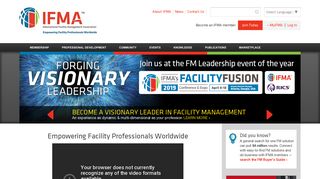 IFMA - International Facility Management Association - Professional ...
