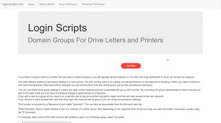 Windows Group - Login Scripts