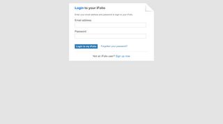 Login - iFolio: Continuing professional development for nurses and ...