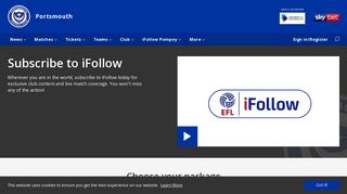 iFollow subscribers - Portsmouth