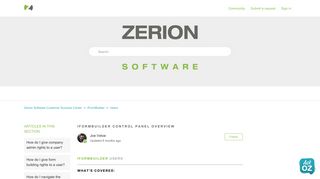 iFormBuilder Control Panel Overview – Zerion Software Customer ...