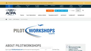 PilotWorkshops - AOPA