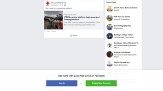 http://www.ifrc.org/learning-platform - St Lucia Red Cross | Facebook