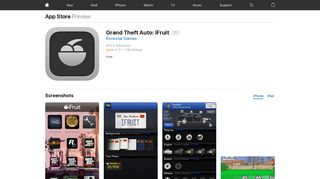 Grand Theft Auto: iFruit on the App Store - iTunes - Apple