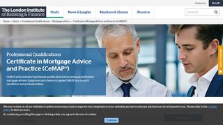 Certificate in Mortgage Advice and Practice (CeMAP) | LIBF